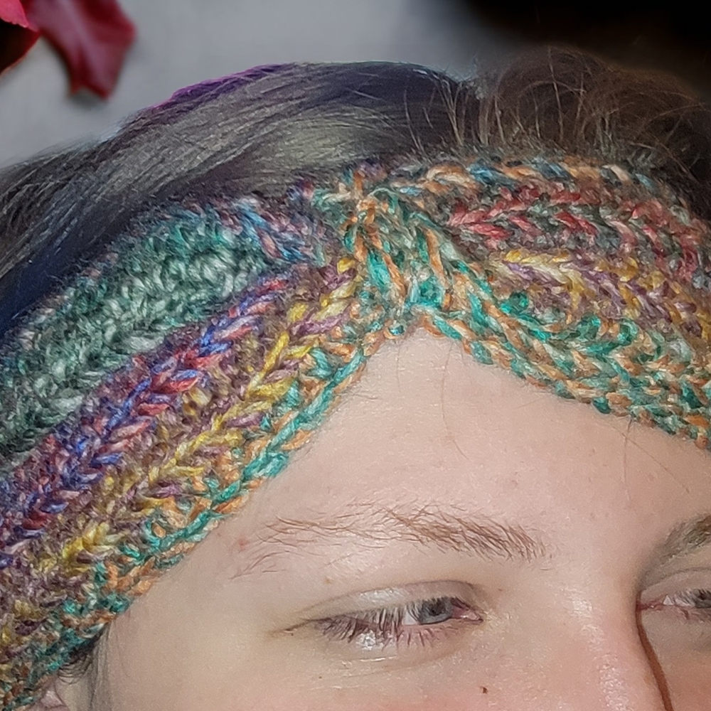 Multicolor Knit Headband